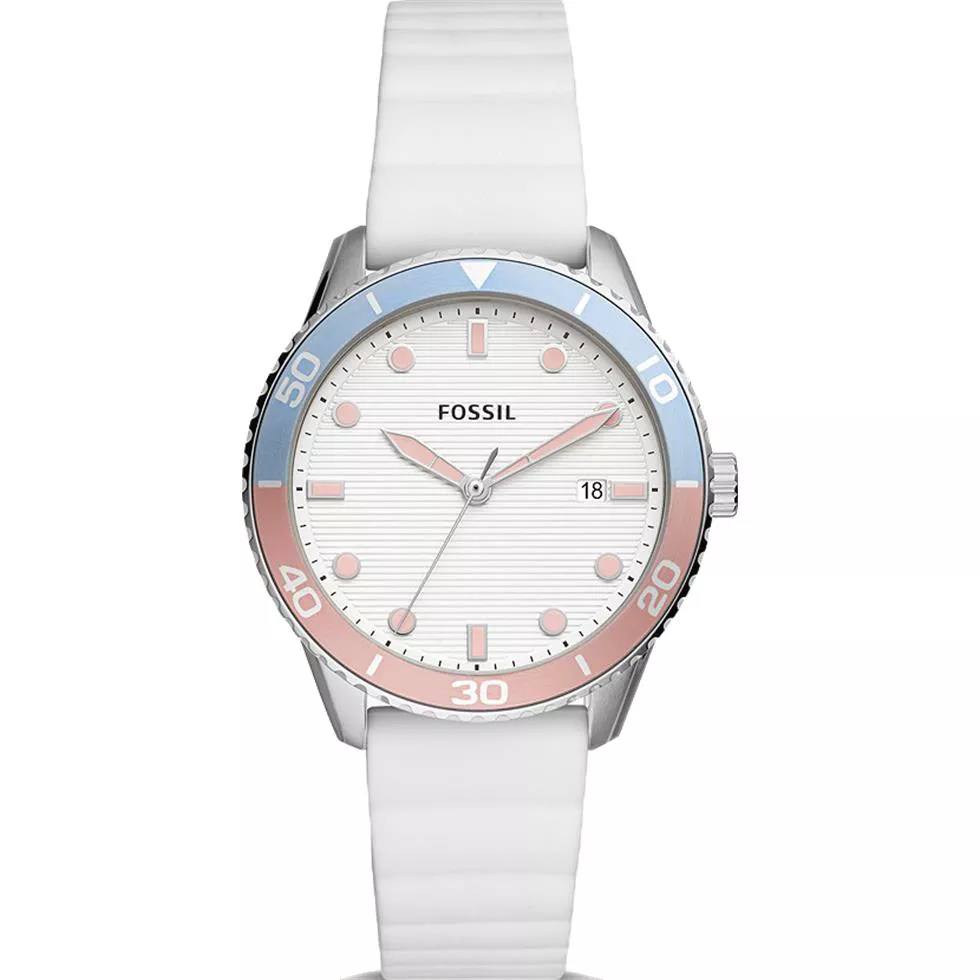 Fossil Dayle Silicone Watch 38mm 