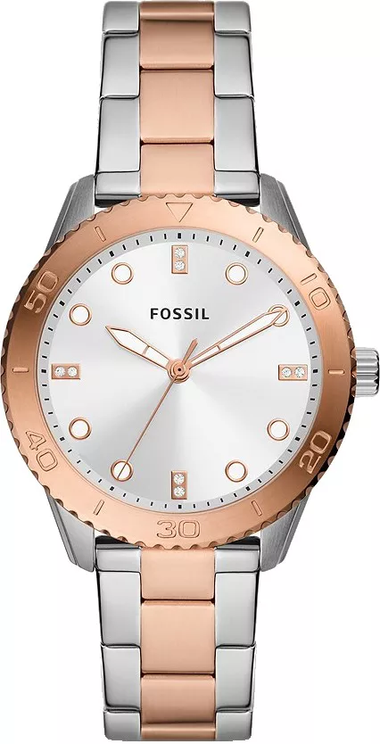 Fossil BQ3887 Dayle Two-Tone Watch 38mm