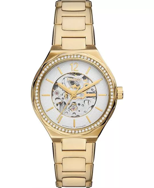 Fossil Eevie Automatic Gold-Tone Watch 36MM