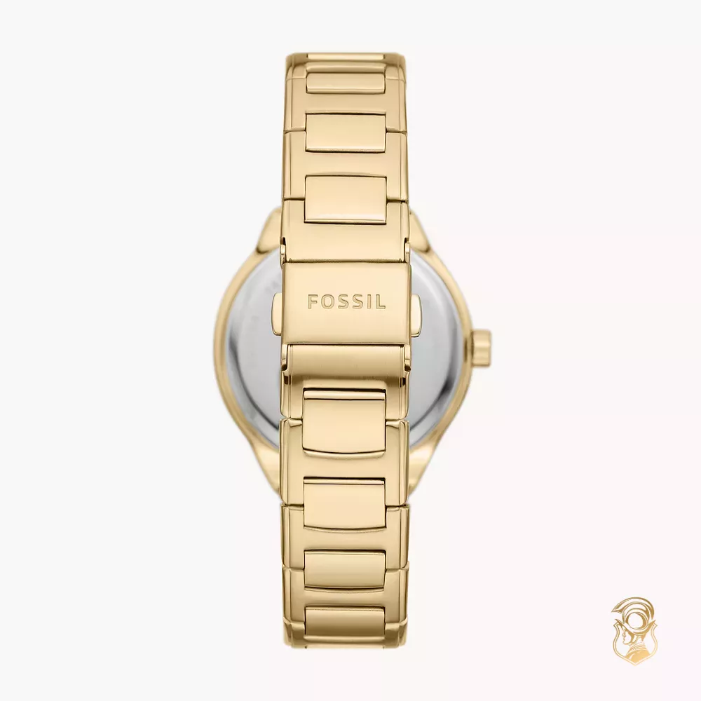 Fossil Eevie Automatic Gold-Tone Watch 36MM