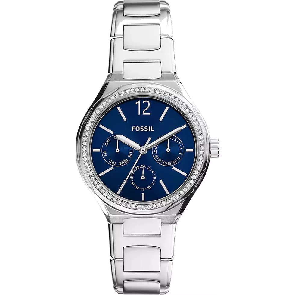 Fossil Eevie Multifunction Silver Watch 36mm