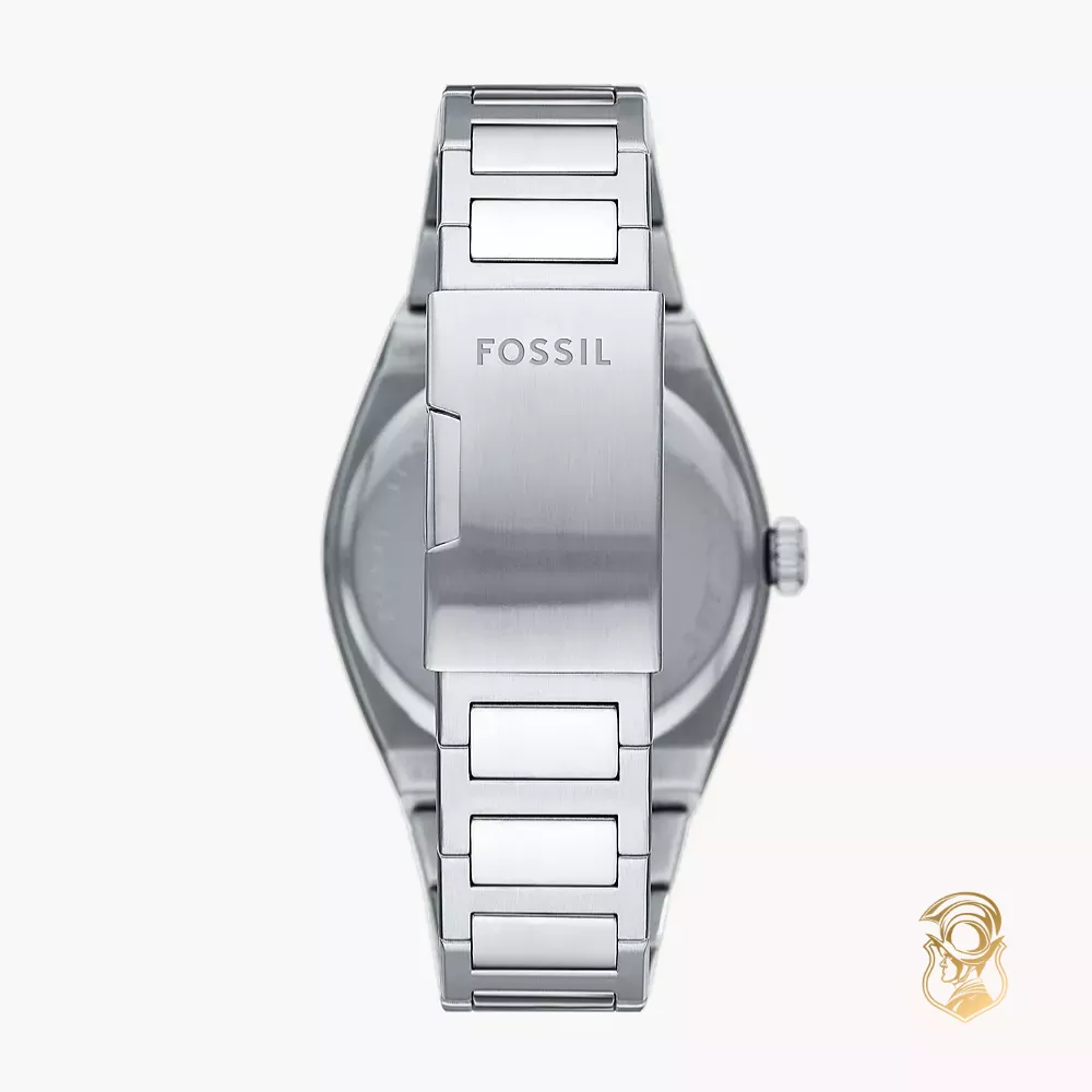 Fossil Everett Three-Hand Date Stainless Steel Watch 42mm