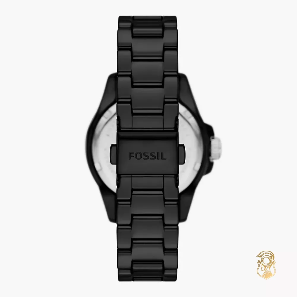 Fossil FB-01 Black Ceramic Watch 37mm