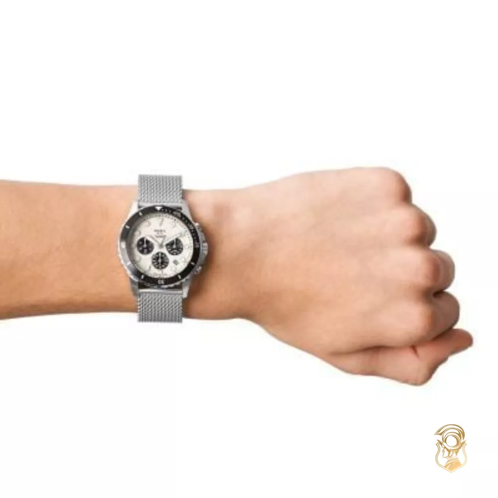 Fossil FB-01 Chronograph Mesh Watch 42mm