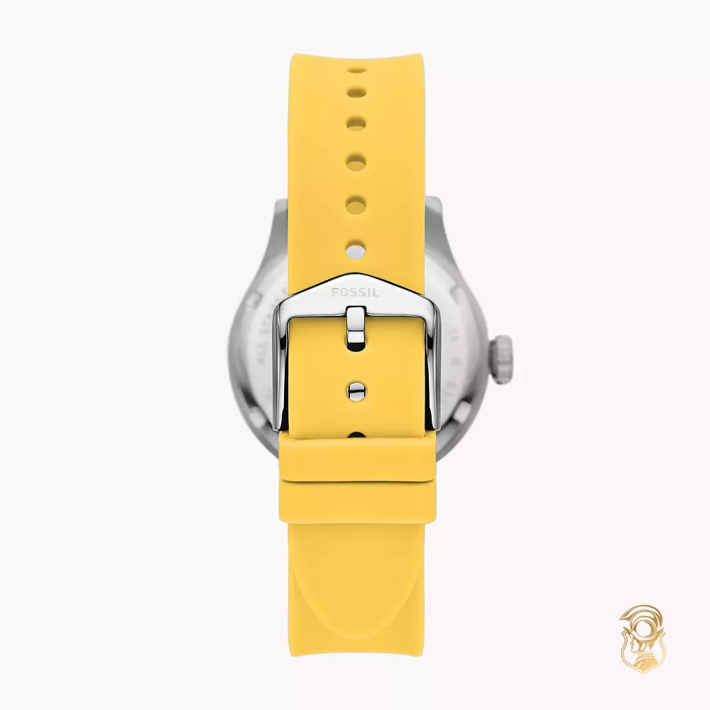 Fossil FB-01 Date Yellow Watch 36mm