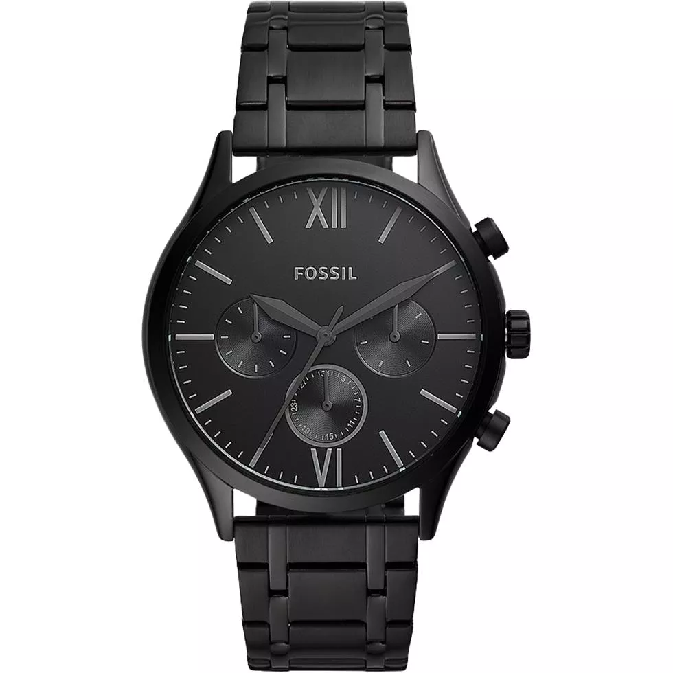 Fossil Fenmore Black Tone Watch 44mm