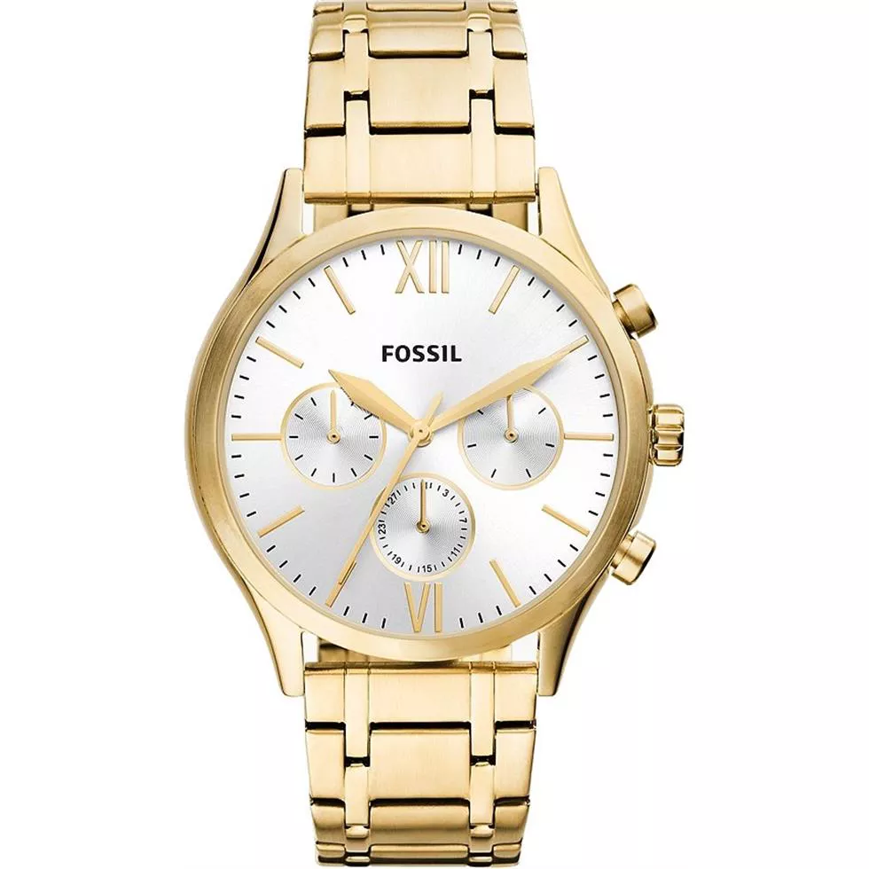 Fossil Fenmore Multifunction Gold-Tone Watch 44mm