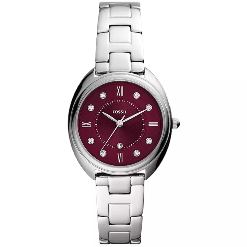 Fossil Gabby Three-Hand Date Stainless Steel Watch 34mm