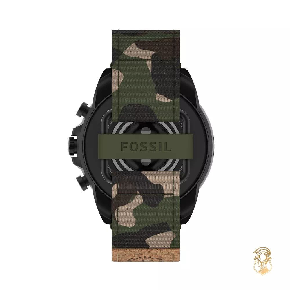 Fossil Gen 6 Smartwatch Green Camo Rpet 44mm