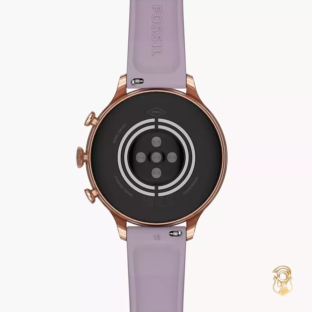 Fossil Gen 6 Smartwatch Purple Silicone Watch 42mm