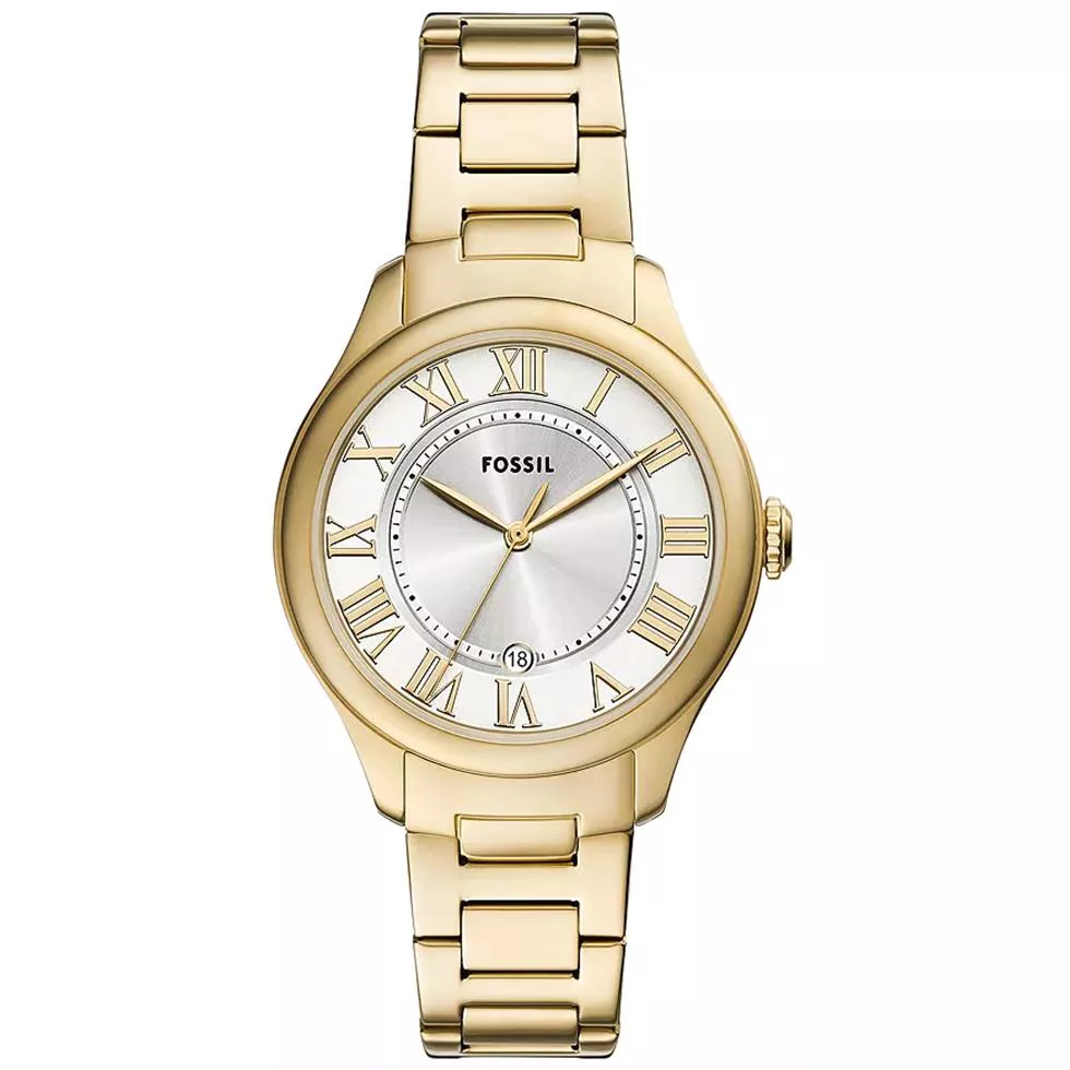 Fossil Gilmore Three-Hand Date Gold-Tone Stainless Steel Watch 38mm