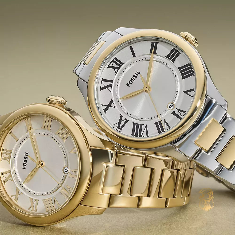 Fossil Gilmore Three-Hand Date Gold-Tone Stainless Steel Watch 38mm