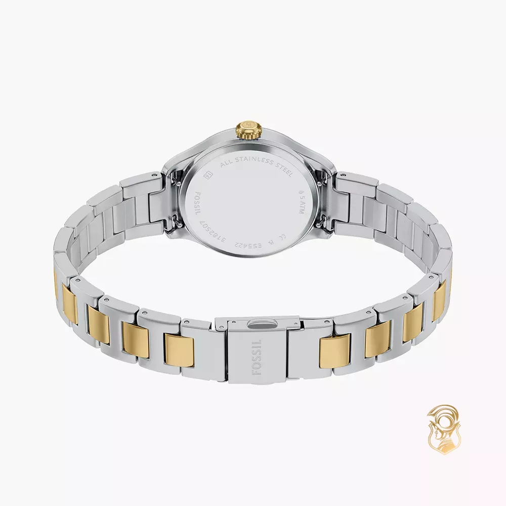 Fossil Gilmore Three-Hand Two-Tone Stainless Steel Watch 28mm