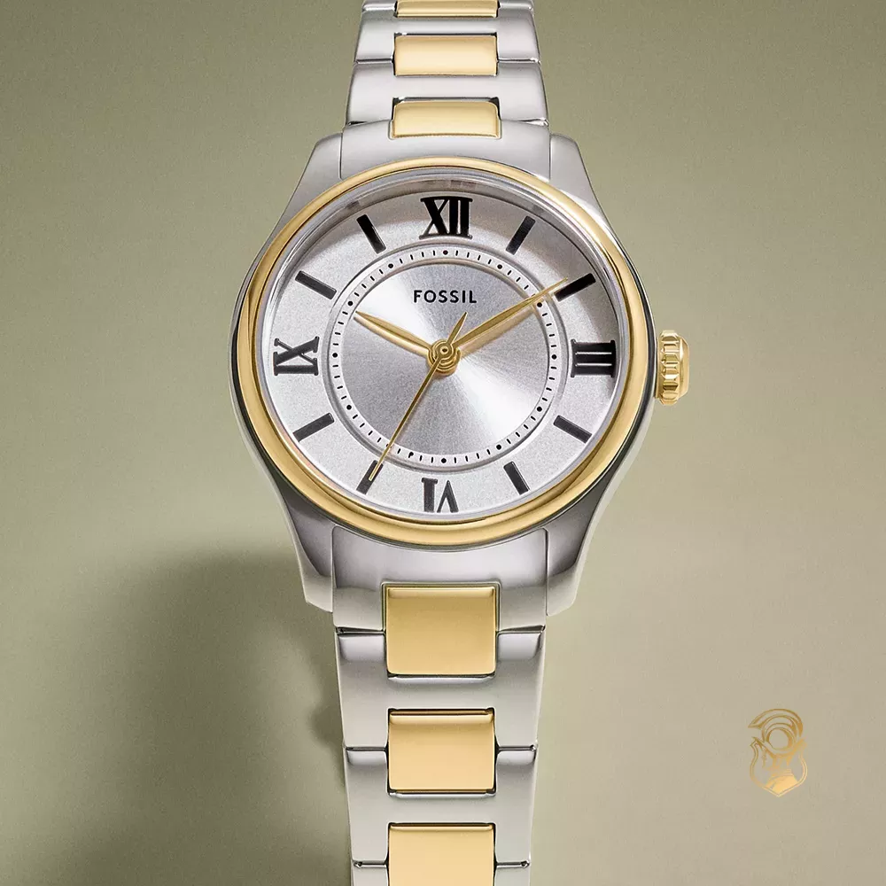 Fossil Gilmore Three-Hand Two-Tone Stainless Steel Watch 28mm