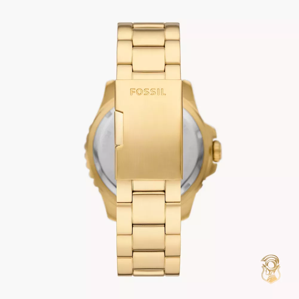 Fossil Gold-Tone Watch 46mm