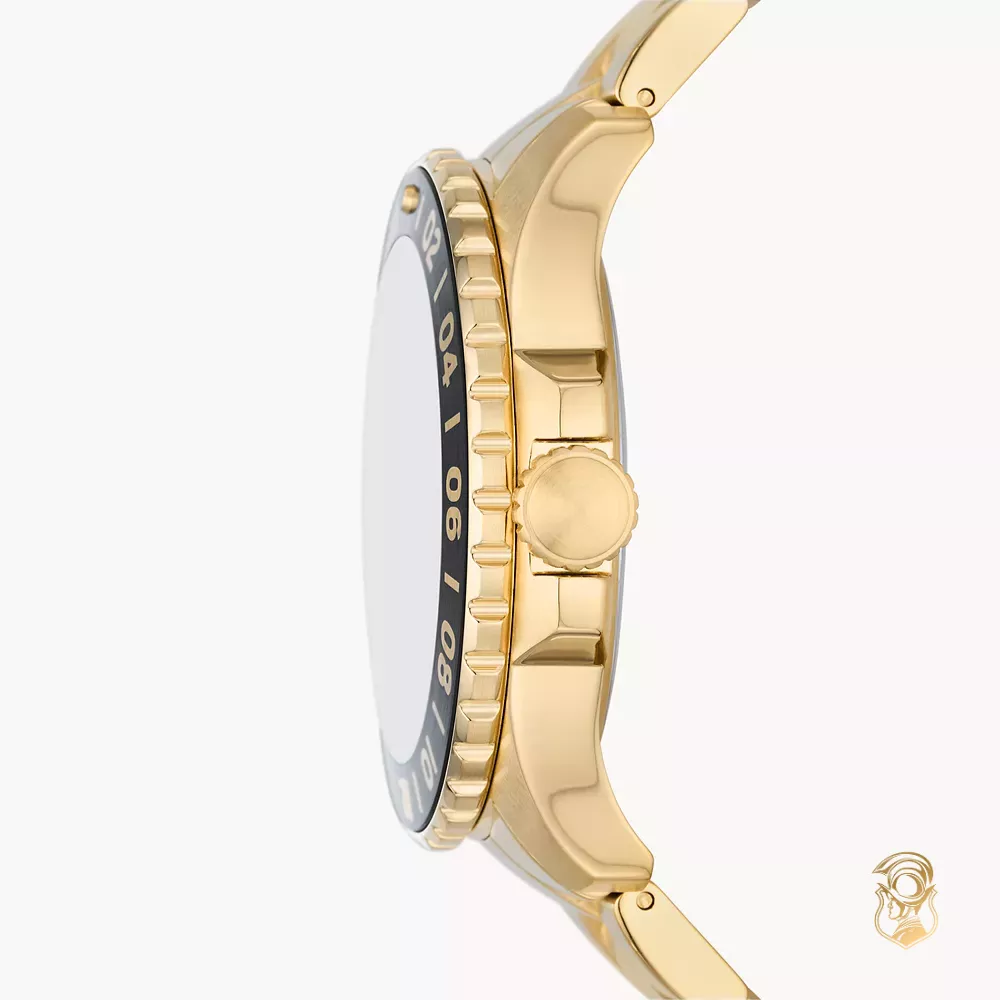 Fossil Gold-Tone Watch 46mm