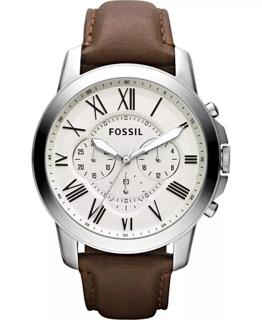 Fossil Grant Automatic Brown Watch 38mm
