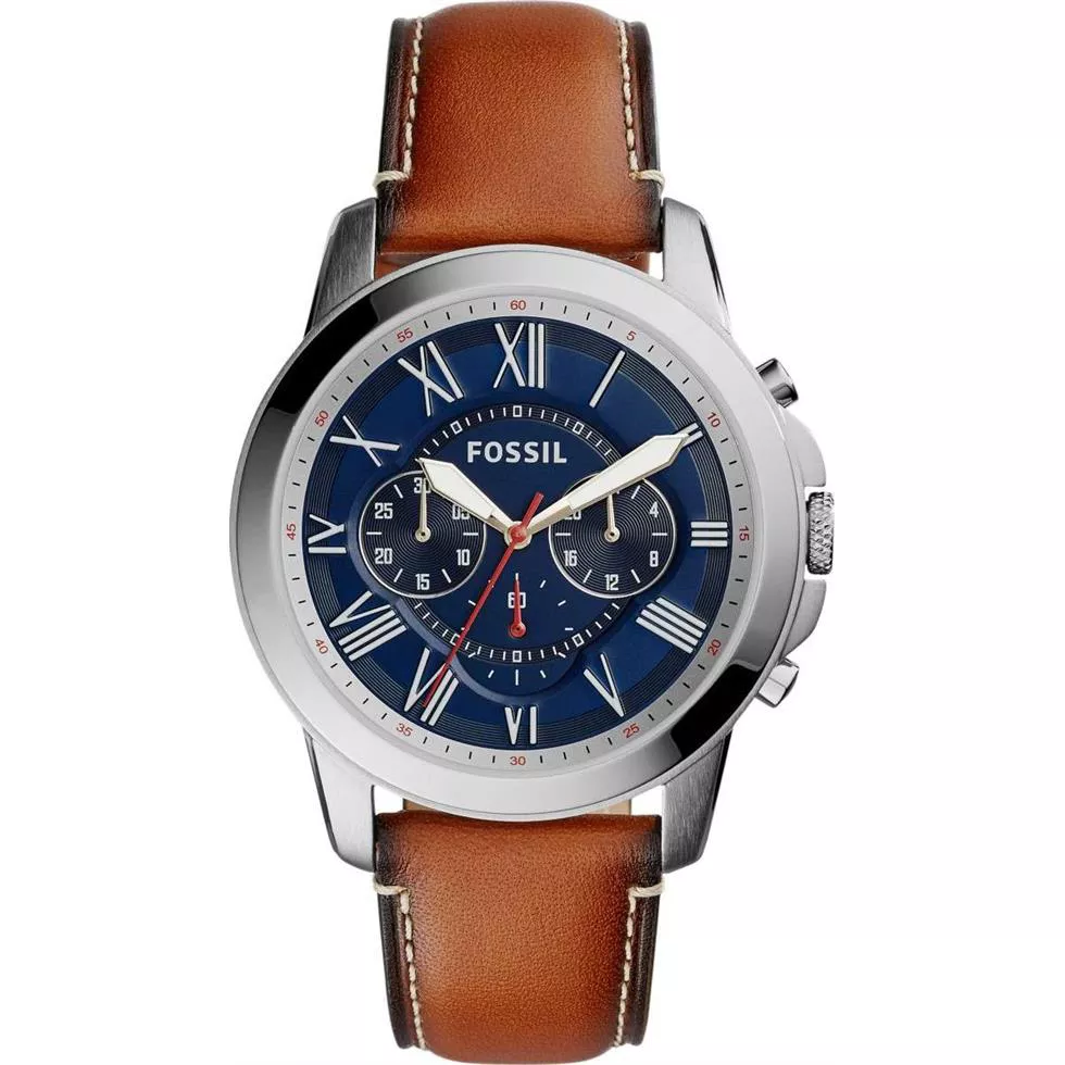 Fossil Grant Chronograph Blue Watch 44mm
