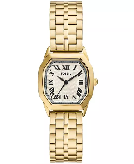 Fossil Harlow Three-Hand Gold-Tone Stainless Steel Watch 27mm