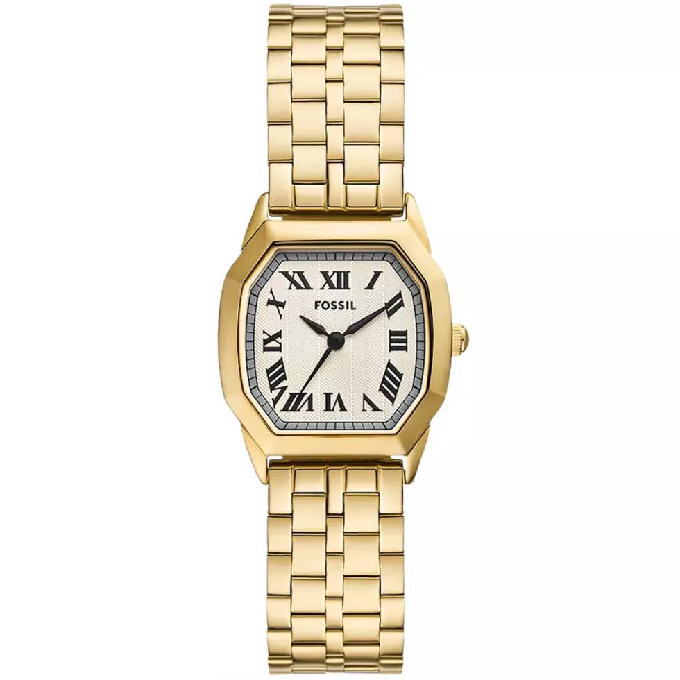 Fossil Harlow Three-Hand Gold-Tone Stainless Steel Watch 27mm