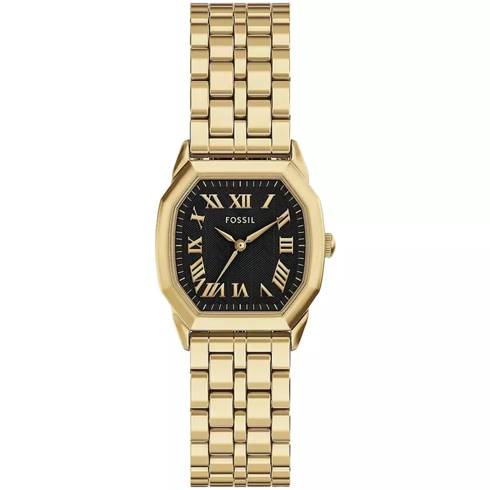 Fossil Harlow Three-Hand Gold-Tone Stainless Steel Watch 27mm