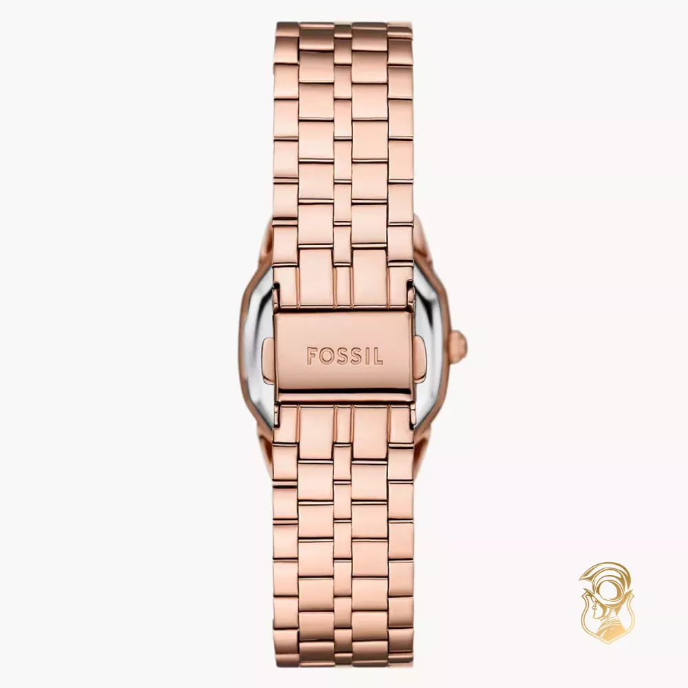 Fossil Harlow Three-Hand Rose Gold-Tone Stainless Steel Watch 27mm
