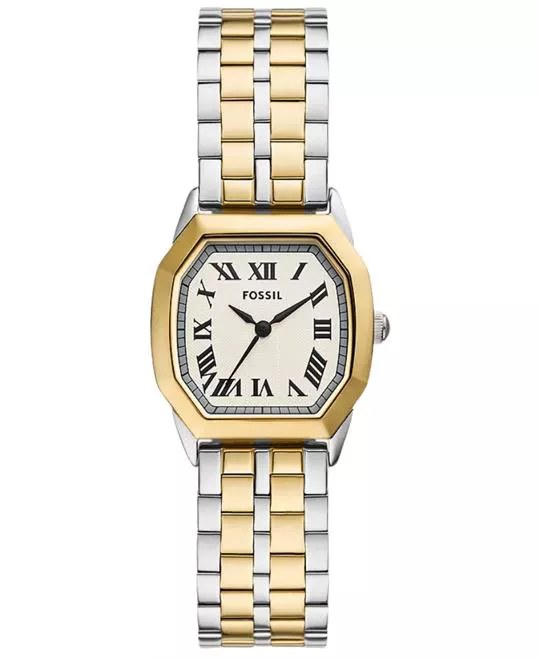 Fossil Harlow Three-Hand Two-Tone Stainless Steel Watch 27mm