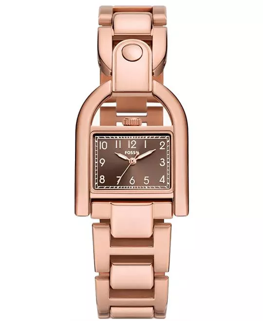 Fossil Harwell Three-Hand Rose Gold-Tone Watch 28mm