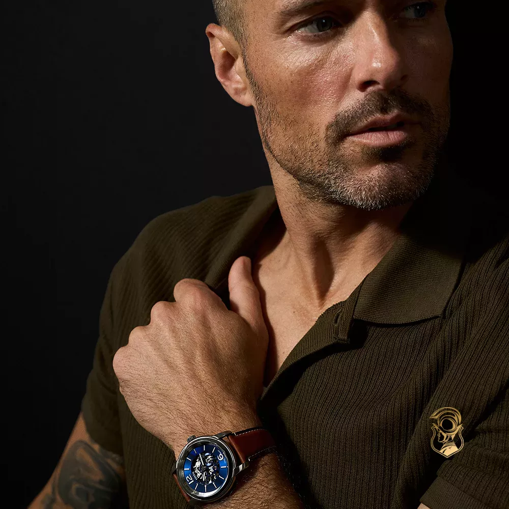 Fossil Heritage Automatic Brown Leather Watch 43mm