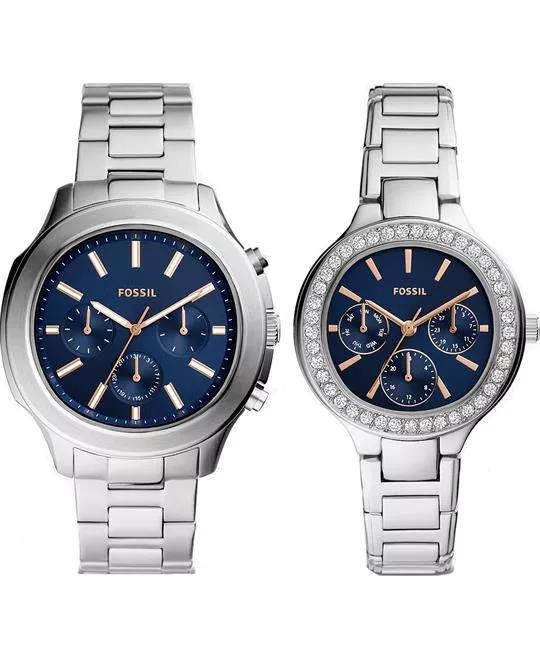 Fossil His and Her Multifunction Set Watch 45mm