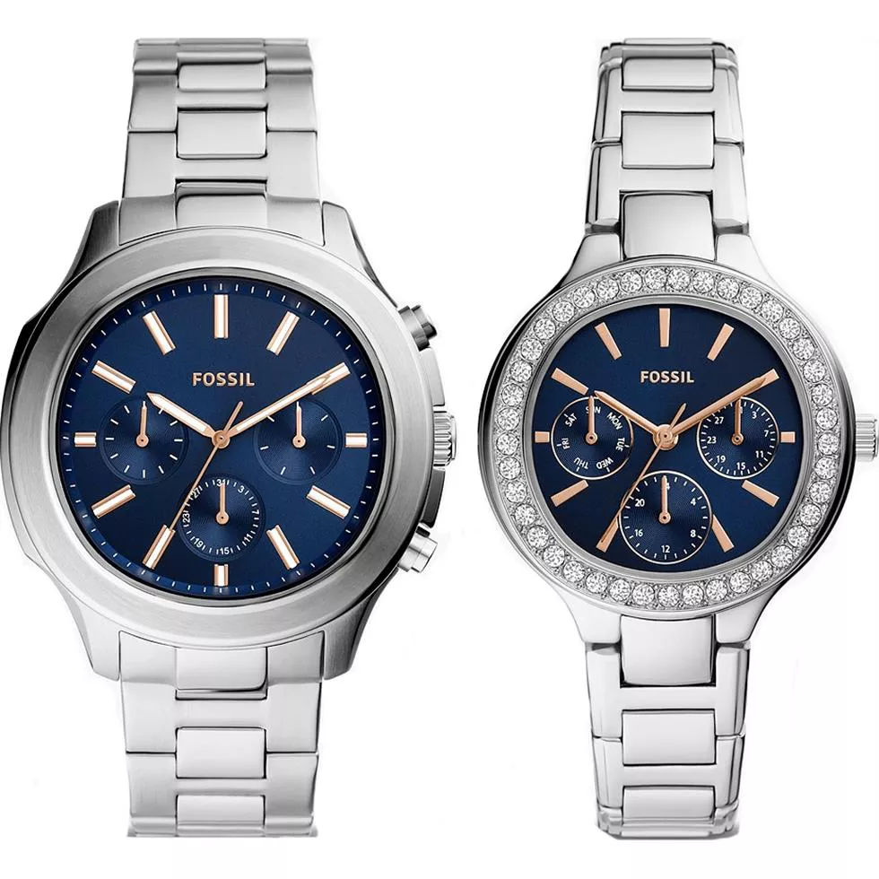 Fossil His and Her Multifunction Set Watch 45mm