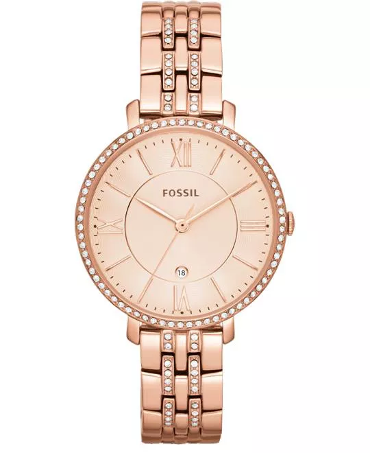Fossil Jacqueline Rose-Tone Watch 36mm