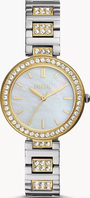 Fossil BQ3884 Karli Two - Tone Watch 32mm