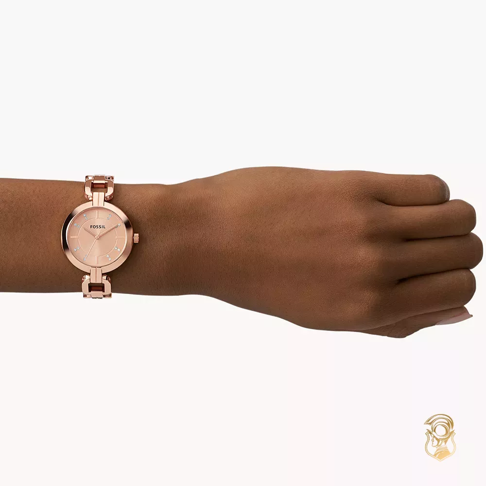 Fossil Kerrigan Rose Gold-Tone Watch 32mm