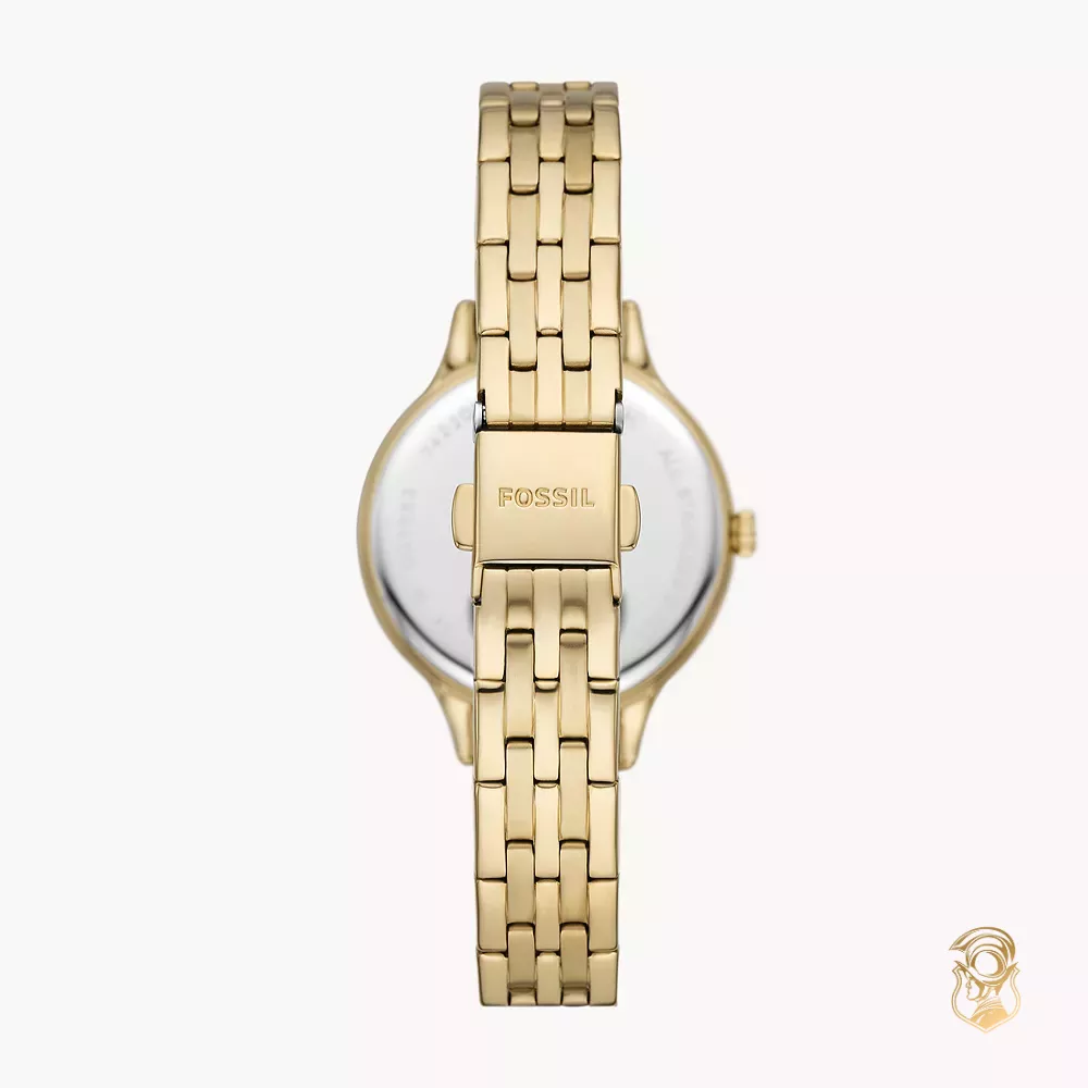 Fossil Laney Gold-Tone Watch 34mm