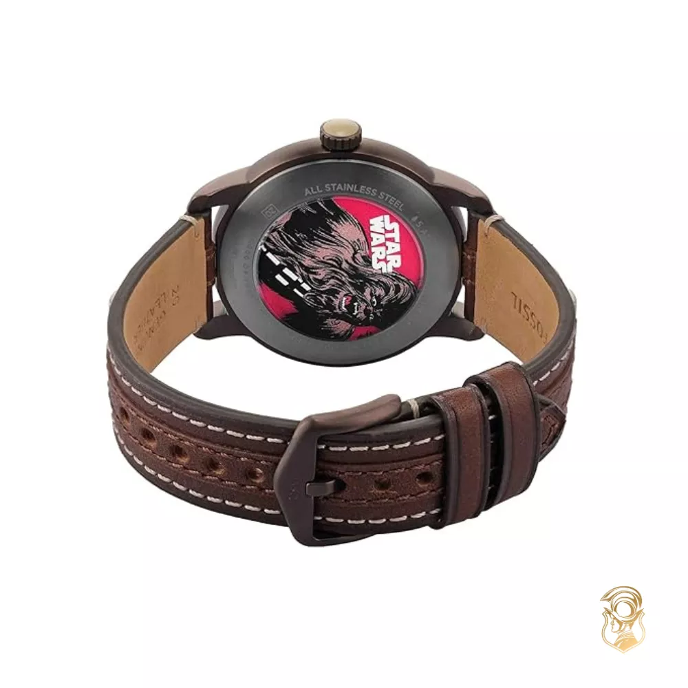 Fossil Limited Edition Star Wars™ Chewbacca™ Leather Watch 40mm