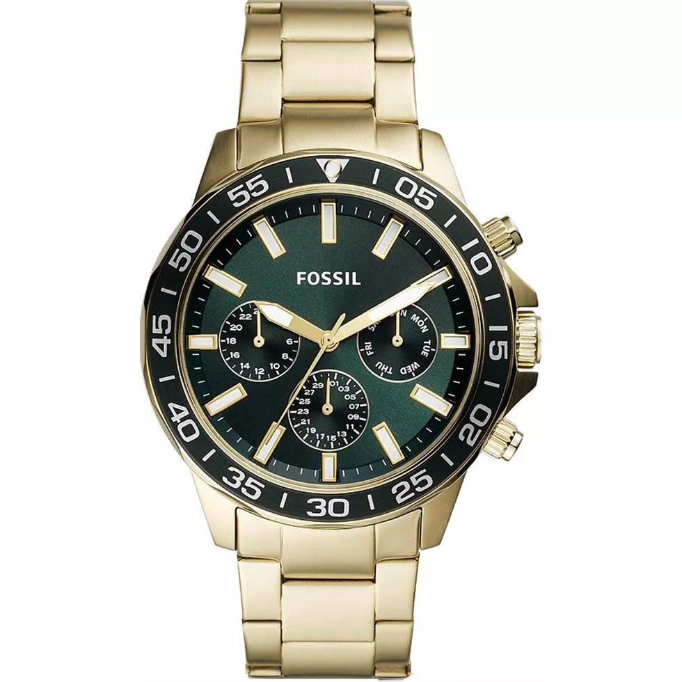 Fossil Multifunction Gold-Tone Watch 45mm