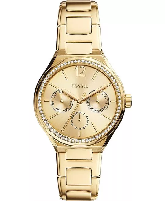 Fossil Multifunction Gold Watch 36mm