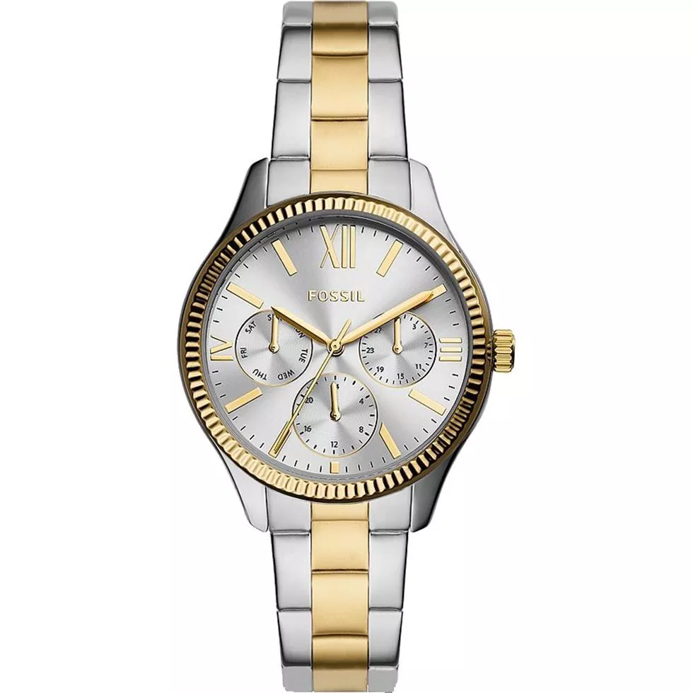 Fossil Multifunction Two-Tone Watch 36mm
