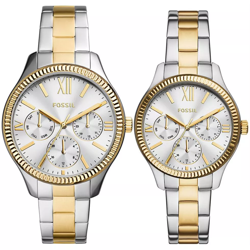 Fossil Multifunction Two-Tone Watch 42MM