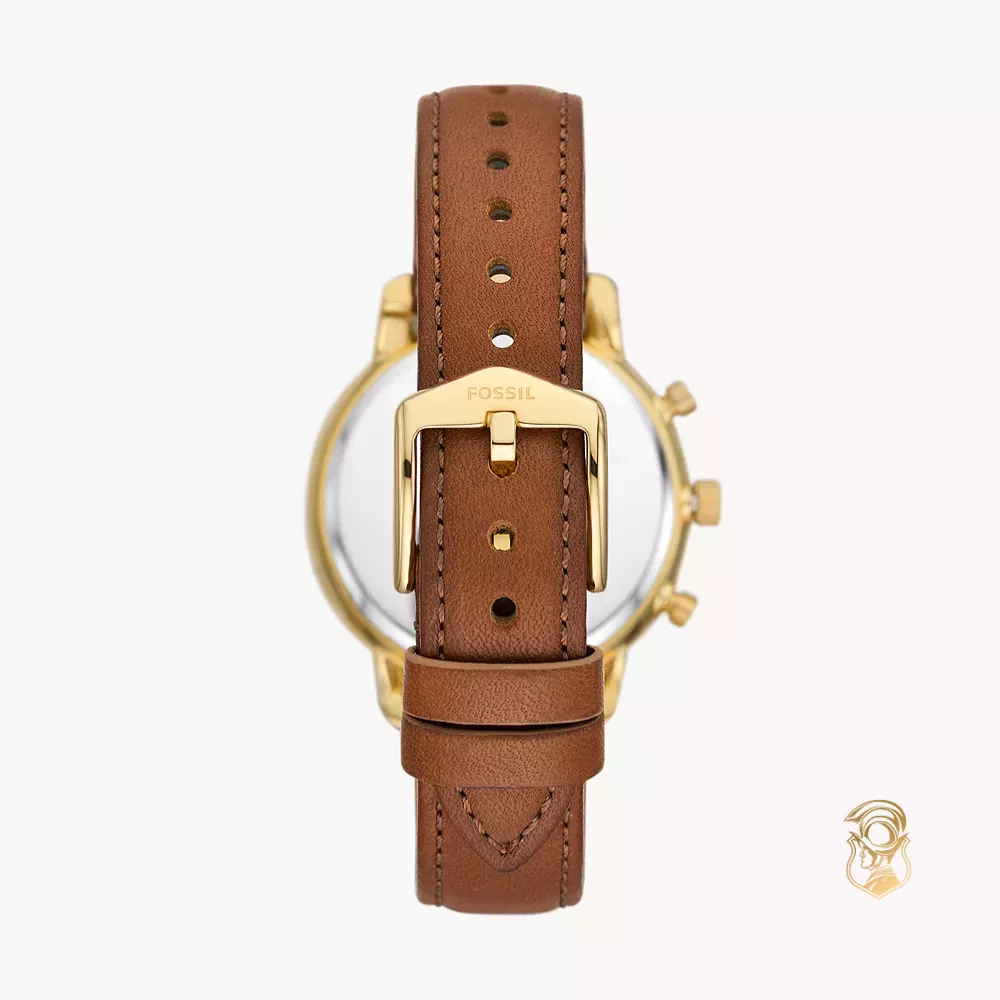 Fossil Neutra Chronograph Medium Brown Leather Watch 36mm