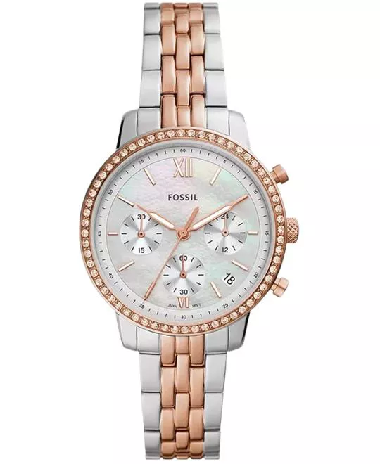 Fossil Neutra Chronograph Two-Tone Stainless Steel Watch 36mm