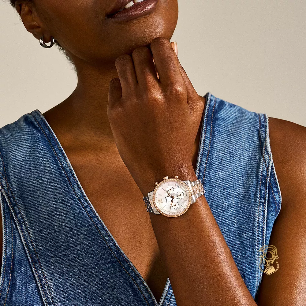 Fossil Neutra Chronograph Two-Tone Stainless Steel Watch 36mm