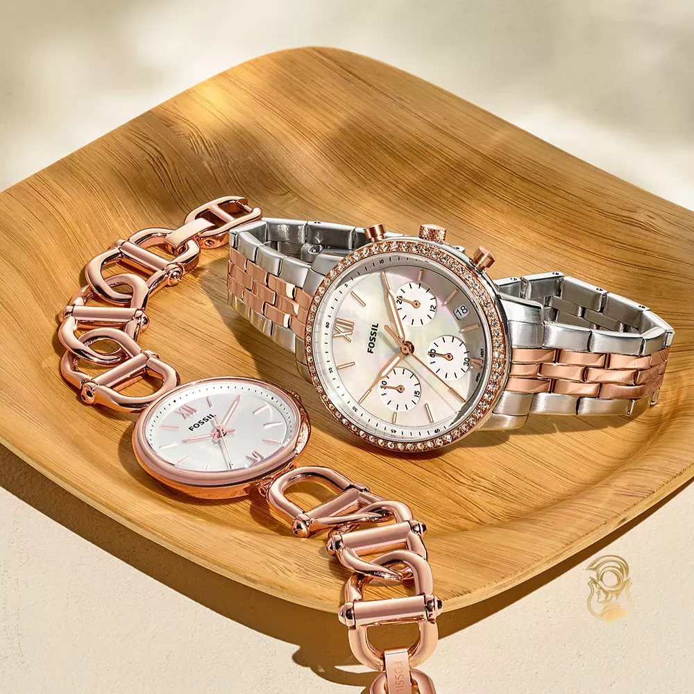 Fossil Neutra Chronograph Two-Tone Stainless Steel Watch 36mm