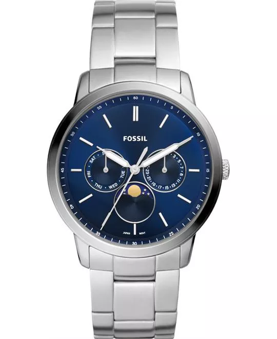 Fossil Neutra Moonphase Multifunction Stainless Steel Watch 42MM