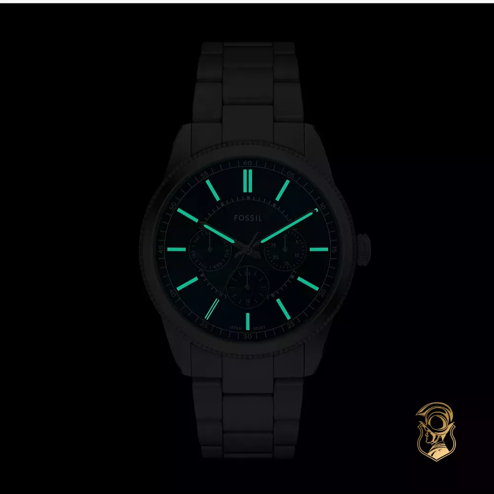 Fossil Pearson Multifunction Stainless Steel Watch 42mm