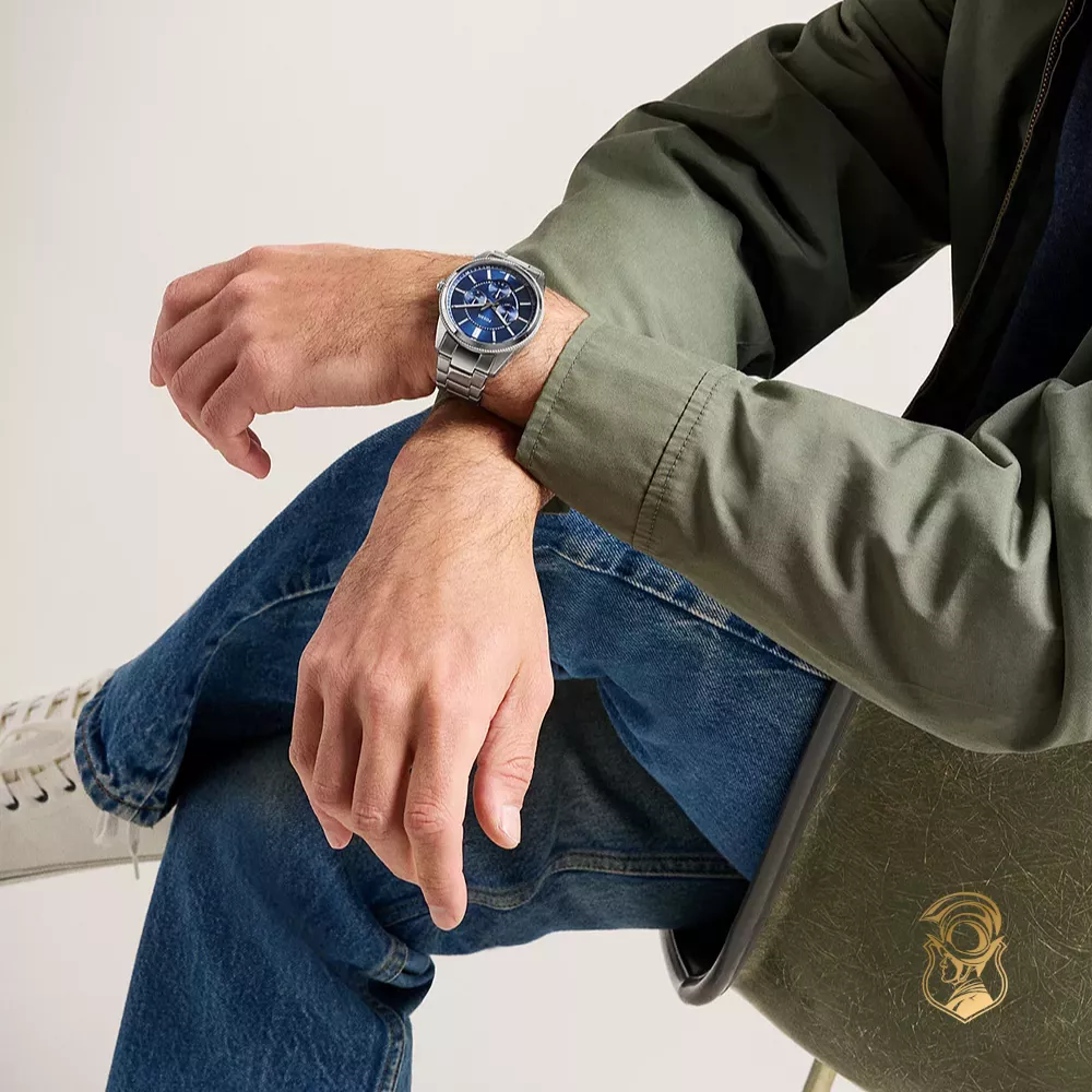 Fossil Pearson Multifunction Stainless Steel Watch 42mm