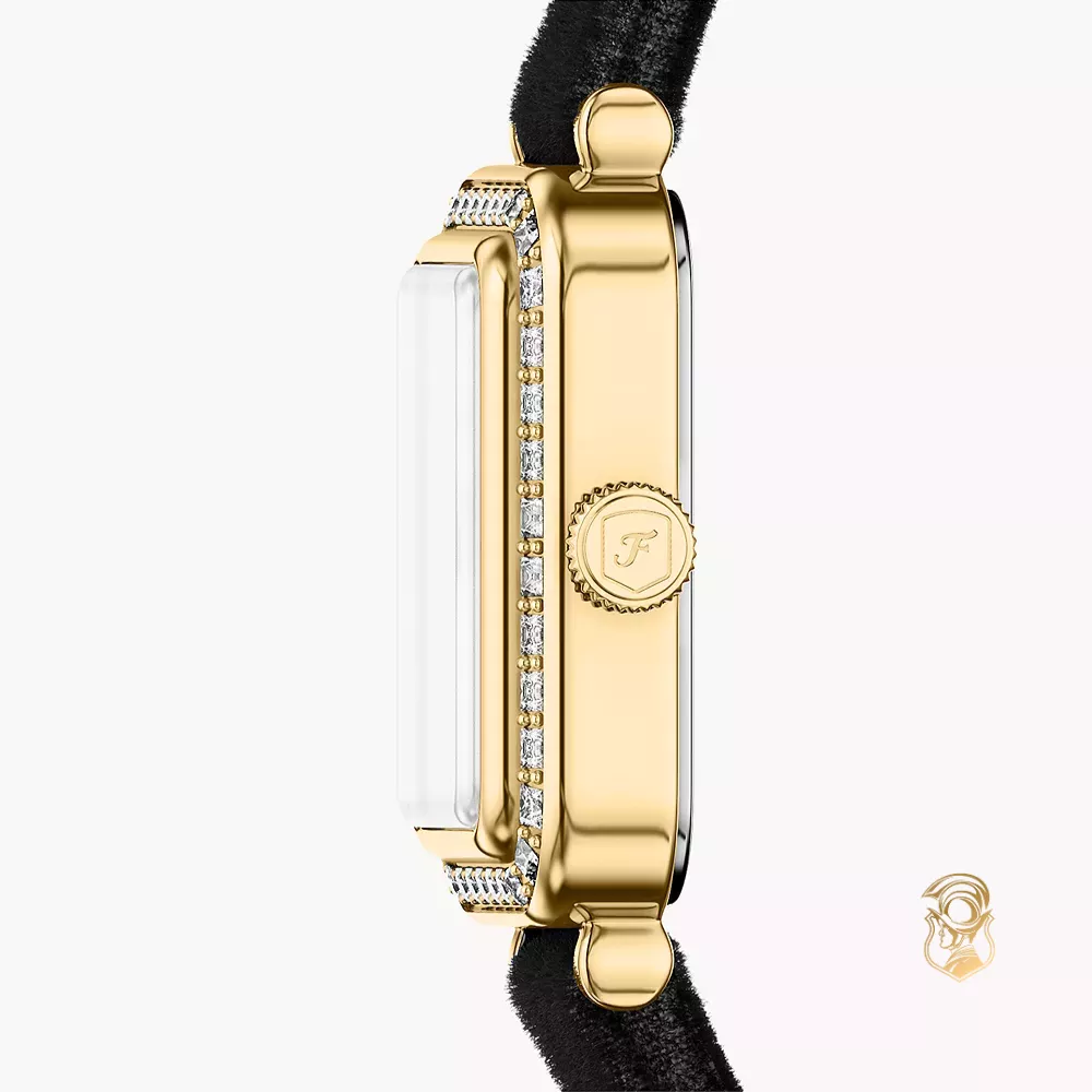 Fossil Raquel Mini Two-Hand Black Velvet Watch 18mm