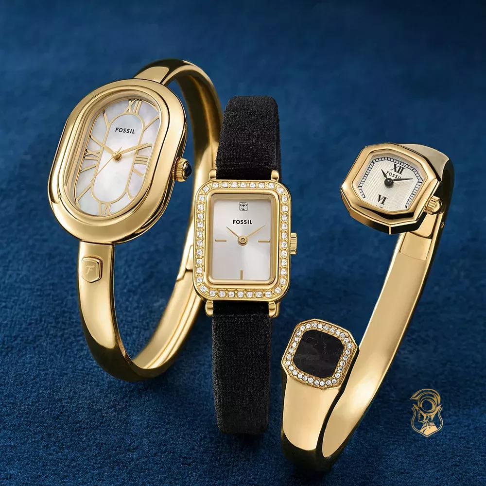 Fossil Raquel Mini Two-Hand Black Velvet Watch 18mm