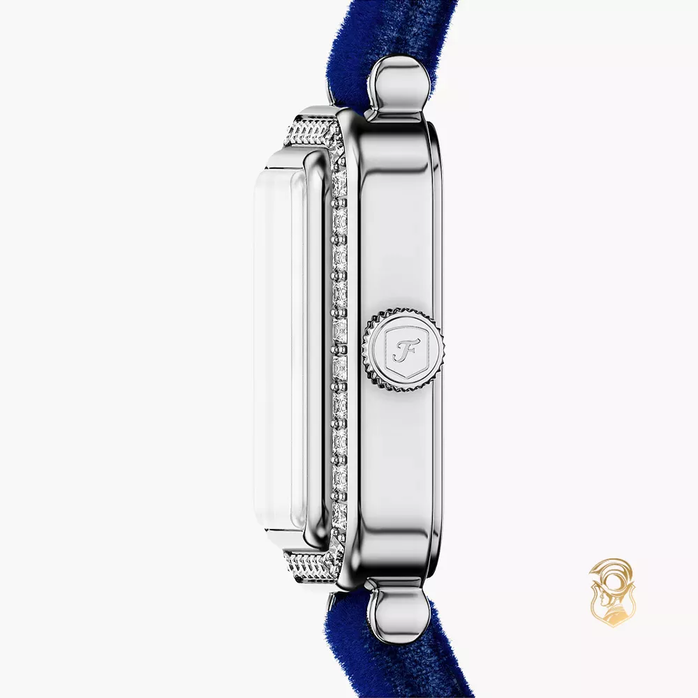 Fossil Raquel Mini Two-Hand Blue Velvet Watch 18mm